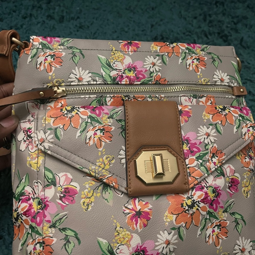 Floral crossbody bag
